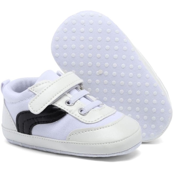 Clowara Unisex Infant Canvas Soft Sole Shoes Casual Sneaker Size 2 - Picture 3 of 8